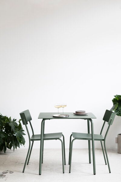 Patio chairs, August chair, wide, green, Green