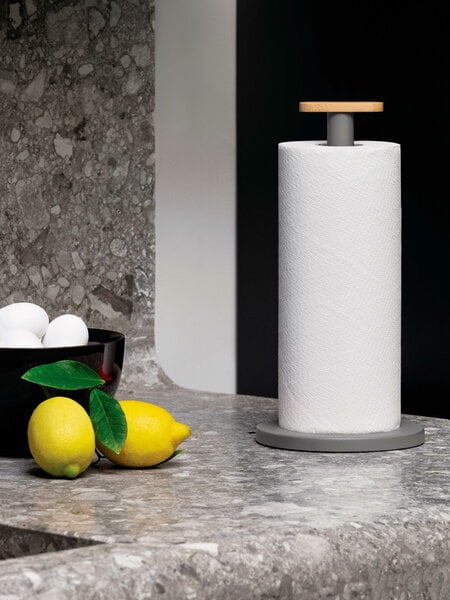 Paper towel holders, Mattina kitchen roll holder, dark grey, Gray
