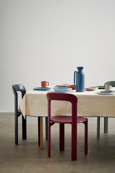 Dining tables, Two-Colour table, 240 x 90 cm, ochre - blue, Yellow