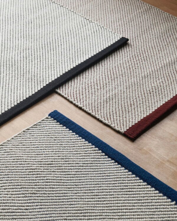 Wool rugs, Bias Rug Tint, black tint, White