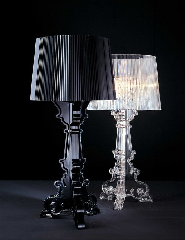 Lighting, Bourgie table lamp, clear, Transparent