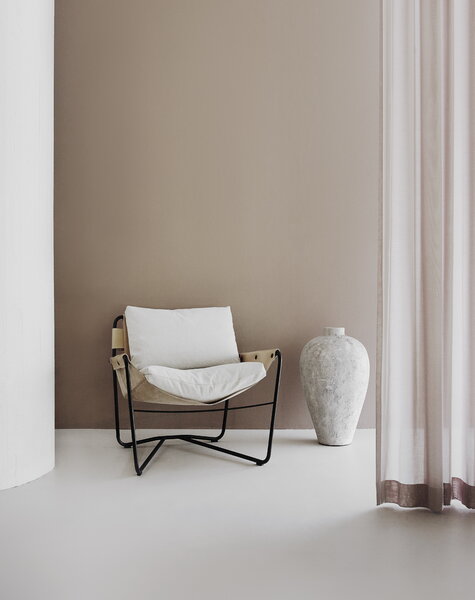 Interface Bug armchair, low, natural leather Harness - Story 102 ...