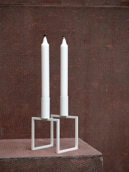 Candleholders, Line candleholder, white, White