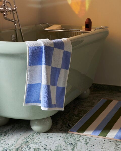 Bath towels, Trio bath towel, sky blue, Blue