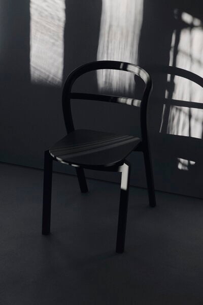 Ruokapöydän tuolit, Kastu tuoli, musta, Musta
