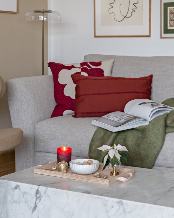 Coffee tables, Plinth table, low, white Carrara marble, White