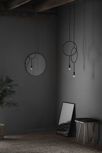 Pendant lamps, Circle pendant, dark grey, Gray