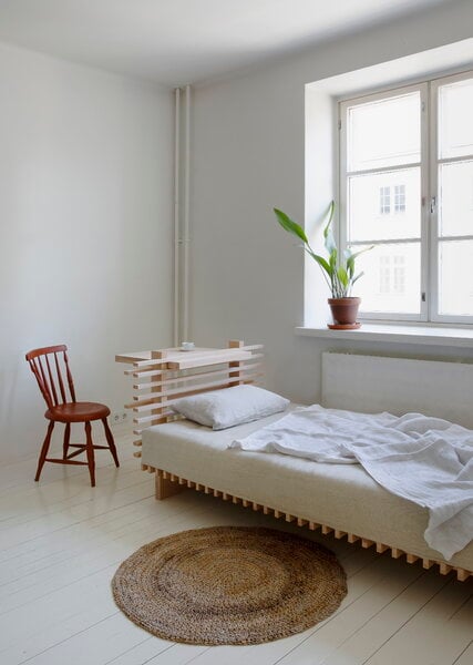 Bed frames, Cubile 100 bed, beech, Natural