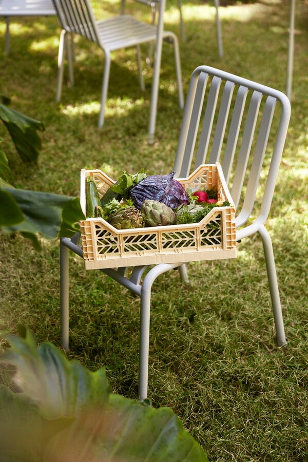 Chaises de jardin, Chaise Palissade, gris ciel, Gris