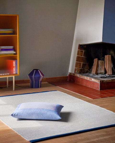 Decorative cushions, Ram cushion, 48 x 60 cm, lavender, Light blue