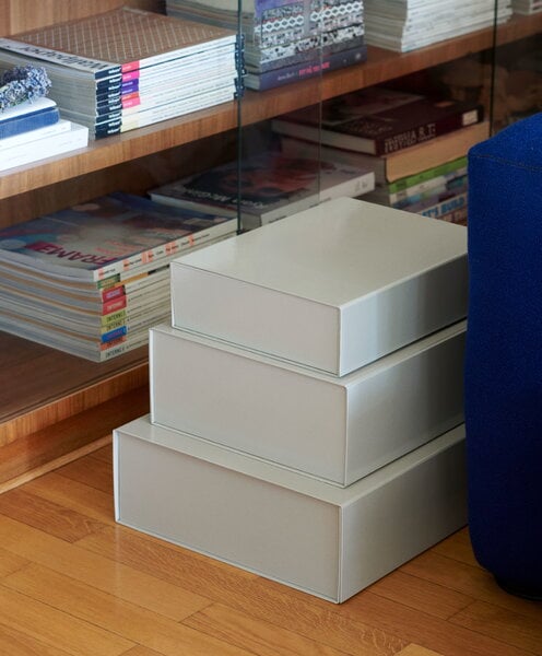 Storage containers, Colour Storage box, M, grey, Gray