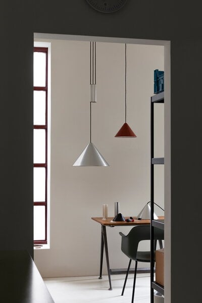 HAY Compass Adjustable pendant, 430, brushed aluminium | Finnish Design ...