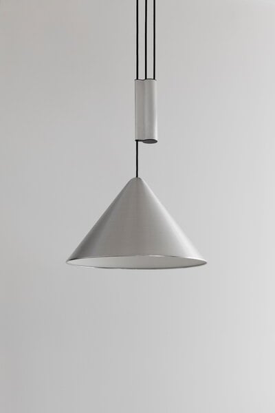 HAY Compass Adjustable pendant, 430, brushed aluminium | Finnish Design ...