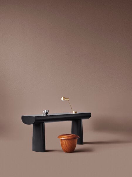 Työpöydät, Console Table pöytä, 190 x 43 cm, ruskea, Ruskea