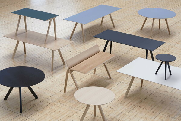 HAY CPH25 Round Table, 140 Cm, Lacquered Oak | Finnish Design Shop