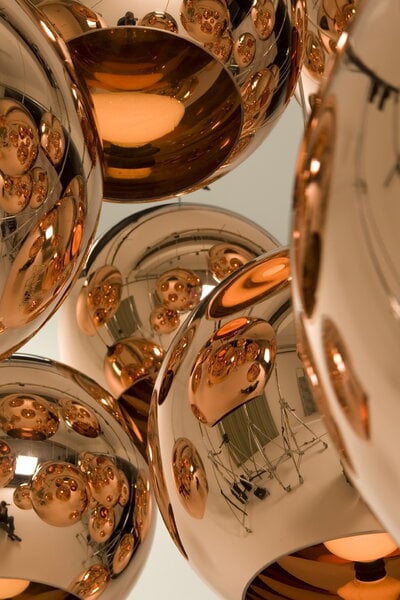 Riippuvalaisimet, Copper LED pyöreä riippuvalaisin, 45 cm, Kupari