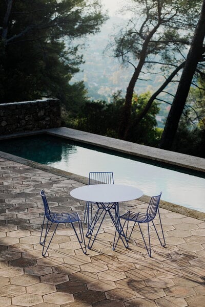 Terrassentische, Tio Esstisch, 100 cm, Overseas Blue, Blau