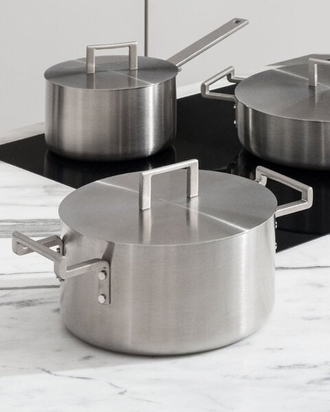 Pots & saucepans, Convivio casserole 24 cm, 5,4 L, Silver