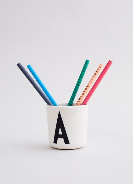 Geschirr für Kinder, Arne Jacobsen Kindertasse, Ecozen, A–Z, Weiß