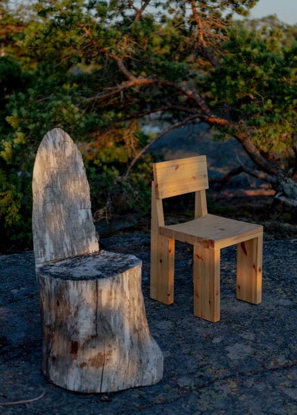 Vaarnii 001 dining chair, pine | Finnish Design Shop