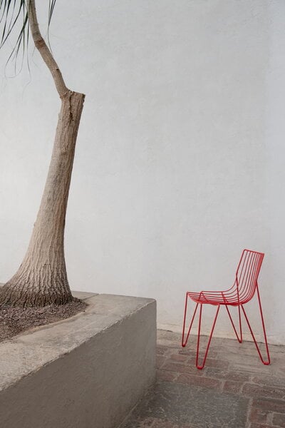 Patio chairs, Tio chair, pure red, Red