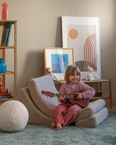 Kids' furniture, Moon chair, biscuit, Beige