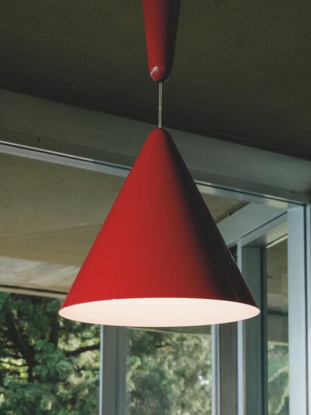 Lampade a sospensione, Lampada a sospensione Diabolo, rosso ciliegia, Rosso