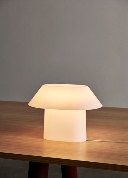 Table lamps, Drome table lamp, white opal acrylic, White