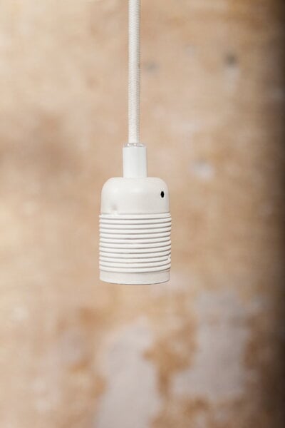 Pendant lamps, E27 pendant, matt white - white, White