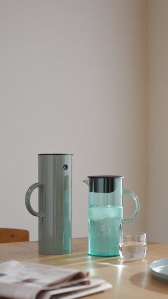 Jugs & pitchers, EM77 jug with lid, 1,5 L, dusty green, Green