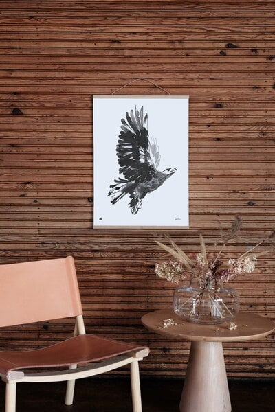 Posters, Eagle poster, 50 x 70 cm, Black & white