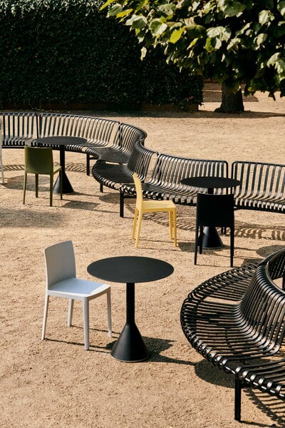 Dining chairs, Élémentaire chair, light yellow, Yellow