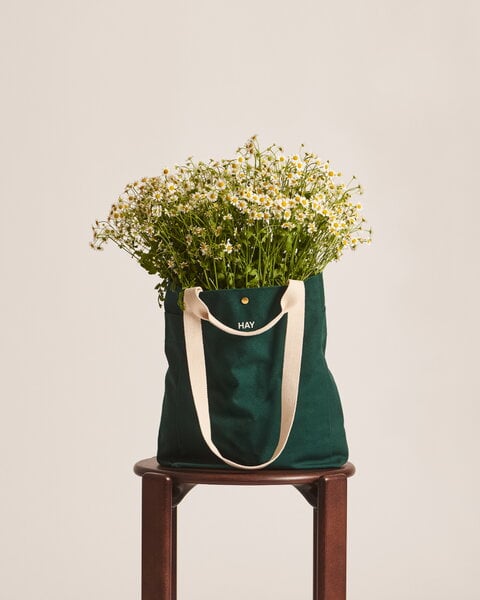 Bags, Everyday tote bag, dark green, Green