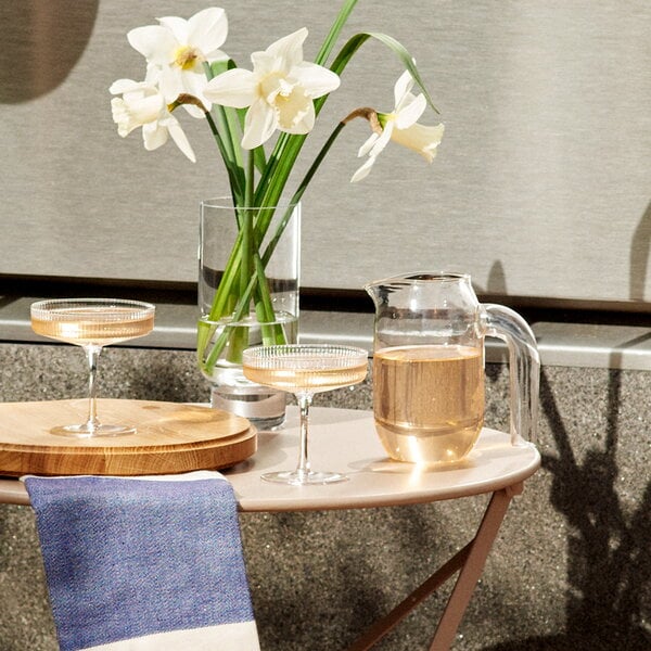 Trädgårdsbord, Bistro bord, 60 cm, nutmeg, Beige