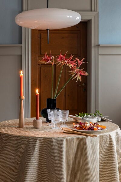 Candleholders, Lily candleholder, oak, Natural