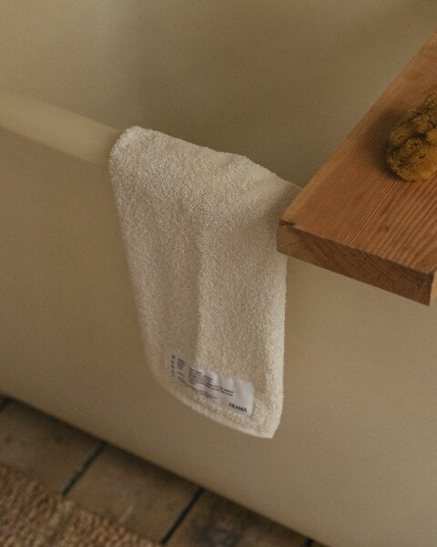 Asciugamani da bagno, Asciugamano Heavy Towel, bianco osso, Bianco