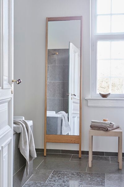 Wall mirrors, A Line mirror, oak, Natural