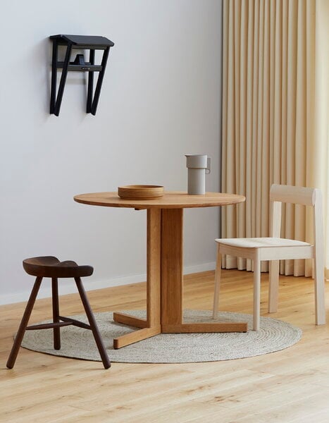 Stools, Shoemaker Chair No. 49 stool, smoked oak, Brown