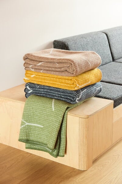 HAY Mono throw, 130 x 180 cm, green | Finnish Design Shop