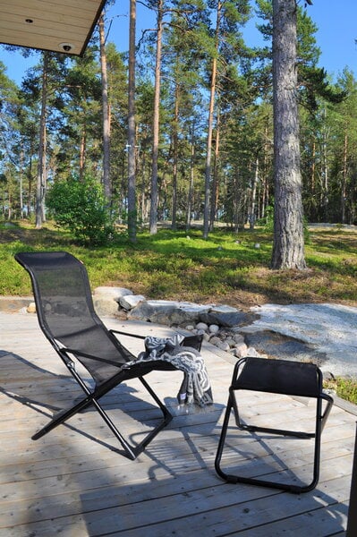 Outdoor lounge chairs, Fiesta Outdoor armchair, black, Black