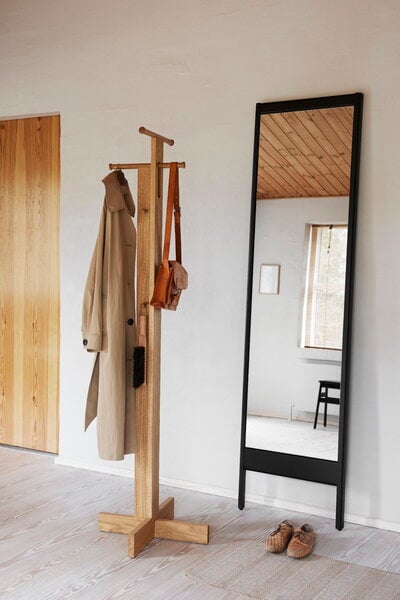 Coat stands, Foyer coat stand, oak, Natural