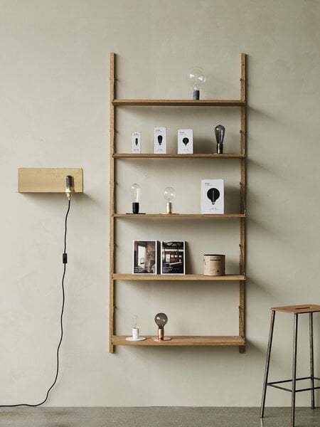 Frama Shelf Library H1852 wall shelf, oiled oak | Finnish Design Shop