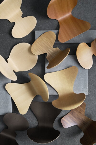 Dining chairs, Grand Prix 4130 chair, oak, Natural