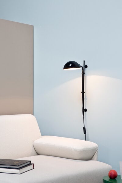 Wall lamps, Funiculi A wall lamp, black, Black