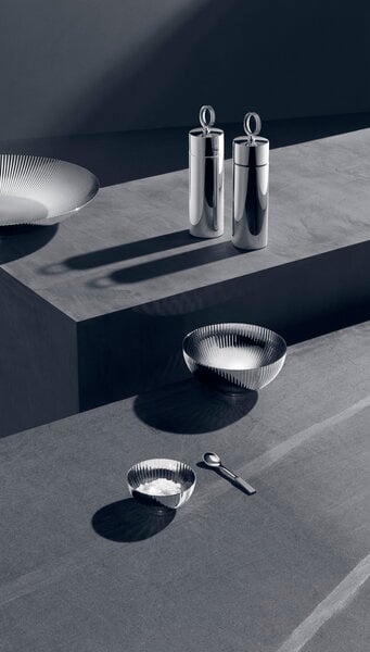 Salt & pepper, Bernadotte salt cellar + spoon, Silver