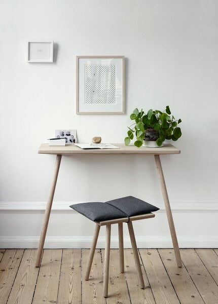 Tables d’appoint et bouts de canapé, Table console Georg, chêne, Naturel