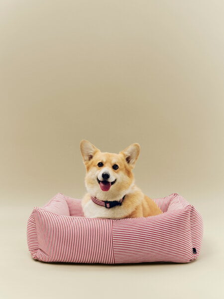 HAY Dogs bed, M, zip cover, red - blue | Finnish Design Shop
