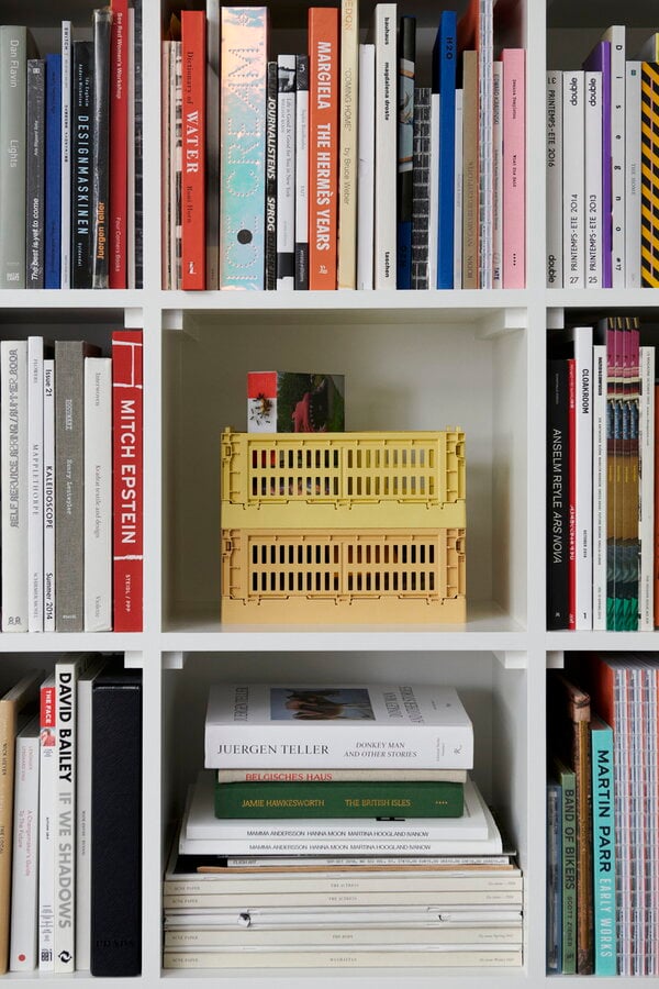 Storage containers, Colour Crate, S, recycled plastic, golden yellow, Yellow