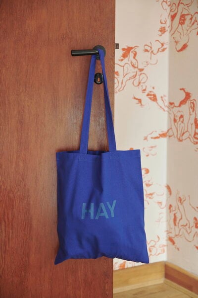 Taschen, HAY Logo-Tragetasche, Ultramarin, Blau