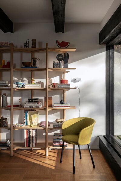 Bookcases, Zig Zag high shelf, oak, Natural